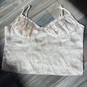 Butterfly and floral top